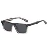 Gafas de sol polarizadas de montura grande cuadrada, estilo europeo y americano, para hombres y mujeres, con soporte para pierna, para la nueva primavera, con pasador propiónico
