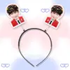Wang Anyu Diadema de Resorte 3D Diadema Pasador Merchandising de Concierto Soporte para Fans Tiktok