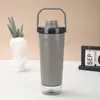 Copo Shaker Portátil Transfronteiriço Copo Térmico de Aço Inoxidável 304 Grande Capacidade Copo para Esportes ao Ar Livre Vácuo Conserva Frio Copo de Café