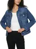Xintang Jiajun Transfronterizo Guangzhou Chaqueta de Mezclilla para Mujer Color Sólido Desgastada Chaqueta de Béisbol [Personalización Ligera]
