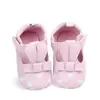 Primavera e outono novos sapatos fofos para bebê menina com orelhas tridimensionais sapatos infantis flat com velcro atacado 0943