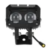Adecuado para Scooter Eléctrico Kukiring3Pro Faro de Aleación de Aluminio Iluminación Ultra Brillante Accesorios de Repuesto para Faro