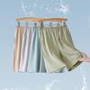 En Stock Tencel Lyocell Algodón Elástico Verano Nuevos Shorts de Hombre de Moda Uso Casual como Ropa Exterior Dropshipping Envío Gratis