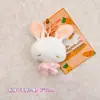 Coelhinho Anjo Desenho Animado Fofo Pingente Squeaker Chaveiro Pingente de Bolsa Presente para Melhor Amigo Estudante Pequeno Presente