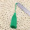 En stock borla de 8 cm borla de algodón puro multicolor opcional borla de oreja colgante de algodón puro de 16 cm para bolsa