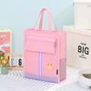 Bolsa de Tote para Niños Extra grande Engrosada Bolsa para Libros Bolsa de Arte para Estudiantes de Primaria Bolsa de Estudio de Gran Capacidad para Estudiantes de Secundaria