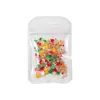 Mini Enfeites de Arte para Unhas de Natal Gelo Transparente Fofo Boneco de Neve Rena Sino Broca de Unha de Resina Enfeites Mistos Atacado