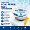 KineShineX Pegamento Impermeable para Reparación de Piscinas 100G Relleno para Grietas en Azulejos Daños en Bordes de Piscina Bañera de Hidromasaje
