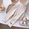 Leggings de primavera y otoño para mujer y niño, estilo occidental, con personalidad infantil, estilo coreano moderno, con dibujos animados bordados, pantalones de moda para Internet.