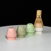 Nuevo Tazón de Matcha Rayado Cerámica Accesorios para Ceremonia del Té Batidor de Té Japonés 100 Púas Exclusivo Transfronterizo Venta al Por Mayor de Fábrica