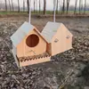 Comedero para pájaros de exterior, Comedero semiautomático para balcones de exterior, Comedero para pájaros colgante para jardines, Bebedero para pájaros silvestres