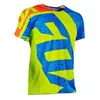 Ropa Versátil Popular para Motocicleta Todoterreno Traje de Montar Tallas Europeas y Americanas Camiseta de Manga Corta de Verano Top Cuello Alto Logo Impreso