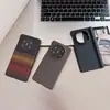 Funda Magnética de Succión de Fibra de Carbono para Negocios Adecuada para Teléfono Móvil Huawei Mate X3 X5 con Eje Central Mate X6 Anti-Caída Elegante