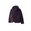 Jaqueta de Algodão com Bolso Colorido Estilo Japonês Retrô Workwear Polar Fleece com Capuz Solta Casual Urma46