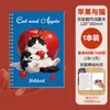 Cuaderno Pequeño Nuevo en Stock Transfronterizo para Estudiantes, Bloc de Notas Rayado Portátil Creativo de Dibujos Animados de Alto Valor