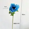 Com Yang Sen Layout de Casamento Simulação Veludo Anêmona Flor de Casa Arranjo de Flores Material Simulação Halo Tingimento Flor de Seda
