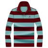 Camisa Polo de Manga Longa Listrada Outono Novo Tucano/Pica-pau para Homens, Estilo Business, em Estoque