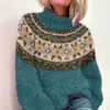 Nueva sudadera de cuello alto de Independent Station, imitación suéter de 300 g, sudadera de manga larga con cuello vuelto y tótem para otoño e invierno, Navidad