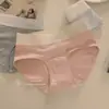 Cueca Boxer Feminina de Algodão Puro, Cintura Média, Gancho Estendido, Sem Costura, Tamanho Grande, Algodão de Fibra Longa, Novo Estilo