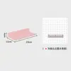 Accesorios para panel perforado ganchos decorativos estante de almacenamiento de agujero redondo organizador de escritorio de montaje en pared pegatinas magnéticas