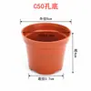 Experiência Vaso de Flores Plástico Base Viveiro Viveiro Dendrobium Flor Rede Fundo Furado Verde Plantio Tijolo Duro Vaso Vermelho
