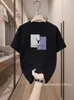 Camiseta de Manga Corta para Hombre Verano 2025 Transfronteriza, Cuello Redondo, Holgada, Casual, Transpirable, Moderna, Versátil, Top de Moda Estampado