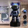 Enfeites Grandes de Chão de Anjo Pintado à Mão e Urso Legal Classe de Luxo Acessível Decoração para Sala de Estar de Casa com Lâmpada de Céu Estrelado