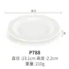 Plato de Melamina Redondo Plato para Plato Frío de Restaurante Plato de Encaje Plato de Hueso de Plástico Plato para Cocinar de Restaurante Plato Plano de Porcelana de Imitación Comercial