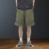 Shorts casuales para hombre, verano 2026 nuevo estilo americano de moda, corte recto holgado, talla grande, transpirables, de secado rápido, hasta la rodilla