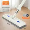 Mop Plano Preguiçoso Mãos Livres, Ferramenta Mágica de Limpeza Doméstica, Limpeza com uma Passada, Uso Duplo para Seco e Molhado, Mop Absorvente de Umidade para Banheiro