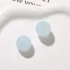 19mm Color Gelatina Semitransparente Perla Bollo al Vapor Pegatinas para Joyería DIY Aretes Pendientes Accesorios para el Cabello Accesorios para Funda de Teléfono