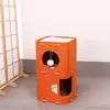 Casa para Gatos de Múltiples Niveles en Stock para Hogares con Múltiples Mascotas, Estructura para Trepar Gatos, Tablero Rascador para Gatos, Todo en Uno, Adecuado para Todas las Estaciones, Resistente al Desgaste y a los Arañazos