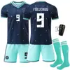 2627 Alemania Copa del Mundo Camiseta de Visitante Conjunto de Uniforme de Fútbol No. 13 Müller N.º. 8 Kroos No. 7 Havertz