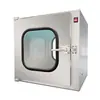 Ventana de Transferencia de Acero Inoxidable con Enclavamiento Mecánico Estándar de Laboratorio Taller Limpio Lámpara de Esterilización Electrónica Ducha de Aire Caja de Transferencia