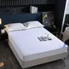 Sábana Ajustable Acolchada Impermeable Una Pieza Espesada Cubrecolchón para Pañal Colchón Simmons Cubrecolchón Más Cubrecama de Algodón Cubrepolvo