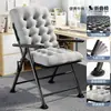 Silla plegable reclinable, adecuada para siestas en la oficina, se puede usar para sentarse o acostarse, una silla cómoda para relajarse, con respaldo, ideal para habitaciones de estudiantes o como silla de computadora