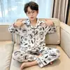 Pijamas Infantiles para Otoño, Conjuntos Finos de Ropa de Casa de Manga Larga para Niños y Niñas Mayores, Conjunto de Ropa para Aire Acondicionado para Primavera y Verano
