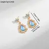 Brincos Ins Retro Exagerados Transfronteiriços Brincos de Metal Coreanos Moda Feminina Estilosos Brincos Elegantes Europeus e Americanos Acessórios