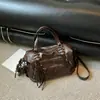 2026 Nuevo Bolso de Moda Casual Retro Bolso Tote Textura Versátil Bolso de Hombro Único Bolso Cruzado Simple