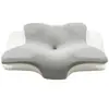 Almohada de Espuma Viscoelástica para Comercio Exterior de Amazon Forma de Mariposa Protección de Vértebras Cervicales Almohada con Cuernos Ergonómica Multifuncional para Dormir de Lado