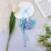 Novo Pingente Chaveiro Flor de Tecido Estilo Coreano, Fresco e Versátil, Decoração de Mochila para Mulheres
