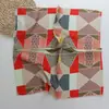 Pañuelo Cuadrado Pequeño de Seda Simulada, Pañuelo para el Cabello, Pañuelo Decorativo para Camisa, Rayas Geométricas, Pañuelo de Seda Versátil, Pañuelo Estampado para Ropa de Trabajo