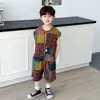 Conjunto de Verano Elegante sin Mangas para Niños 2026 Nuevo de Moda Conjunto de Ropa de Verano Delgado de Dos Piezas para Niños