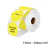 Papel Adhesivo Térmico de Color para Etiquetas, Papel Circular