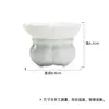 Juego Versátil de Coladores de Té de Cerámica de las Dinastías Tang y Song, Accesorios para Té Kung Fu, Juego Completo Decorativo de Filtro de Residuo de Té de Arcilla de Jade y Porcelana Blanca