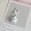 Lindo llavero suave de rubor con forma de estrella de cinco puntas colgante corazón de chica ins accesorios para regalo de pareja de estudiantes amigas lote