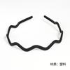 Diadema deportiva invisible para hombre, moderna, sencilla, estilo coreano, con ondas antideslizantes, para mujer