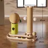 Estrutura de Escalada para Gatos, Ninho para Gatos, Árvore para Gatos, Prateleira Integrada para Acessórios de Gatos, Suporte para Gatos, Brinquedos para Gatos, Arranhador Pequeno para Gatos, Placa Arranhadora de Sisal para Gatos
