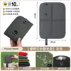 Almofada de Assento Pequena Portátil Dobrável para Exterior Isolamento Frio Tapete à Prova de Umidade para Gramado Acampamento Montanhismo Tapete de Chão à Prova de Sujeira Almofada de Assento à Prova de Umidade para Piquenique