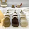 Zapatos de algodón retro casual estilo Birkenstock con suela gruesa y forro de felpa para mujer, nueva colección de invierno 2026, que aumentan la altura, cálidos y antideslizantes, con forro de pelo mullido.